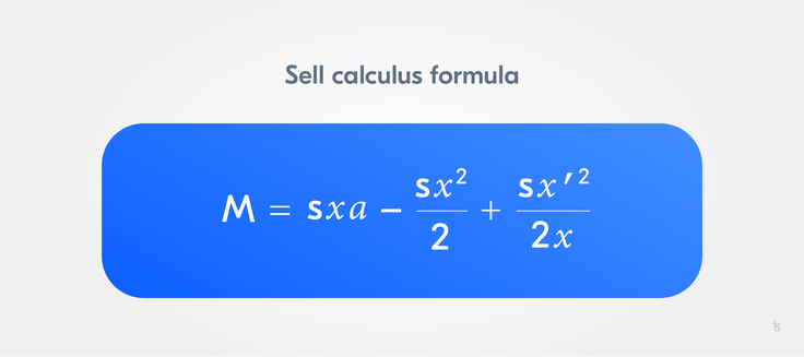 Formula to calculate the pay amount